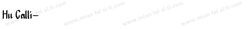 Hu Calli字体转换